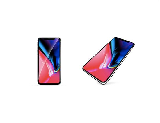 25个iPhone X 模型模板下载（含PSD）