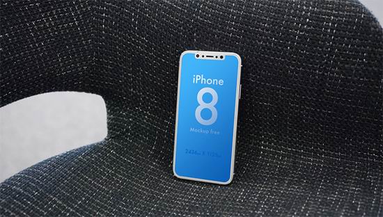 25个iPhone X 模型模板下载（含PSD）