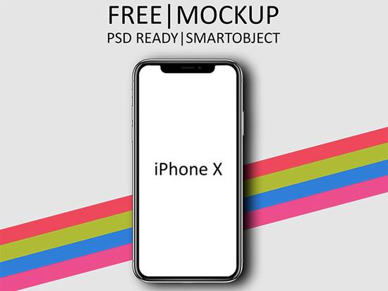 25个iPhone X 模型模板下载（含PSD）