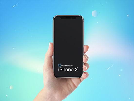 25个iPhone X 模型模板下载（含PSD）