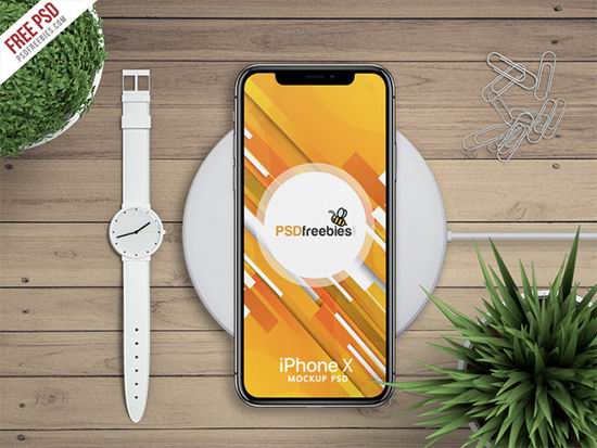 25个iPhone X 模型模板下载（含PSD）
