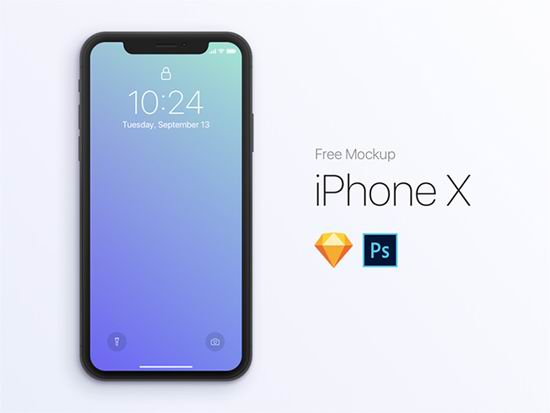 25个iPhone X 模型模板下载（含PSD）