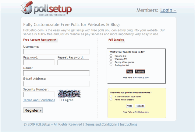 PollSetup 快速建立网站投票、问卷调查功能