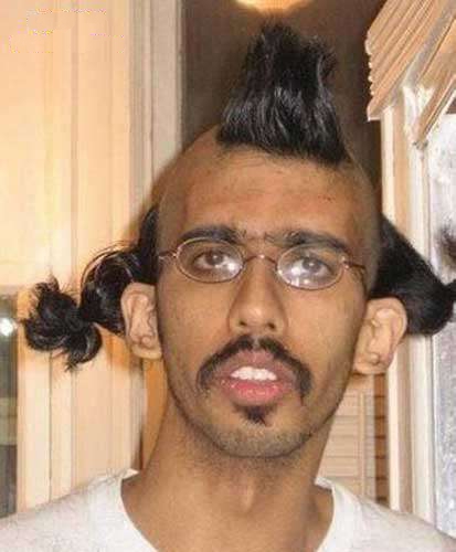 搞笑图片:令人捧腹的发型