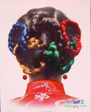 搞笑图片:奥运年奥运头
