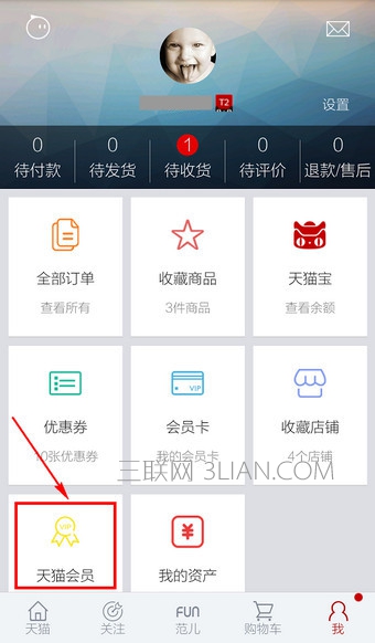 手机上怎么查淘宝积分