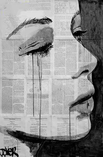 搞笑图片:旧书报作画（7张）