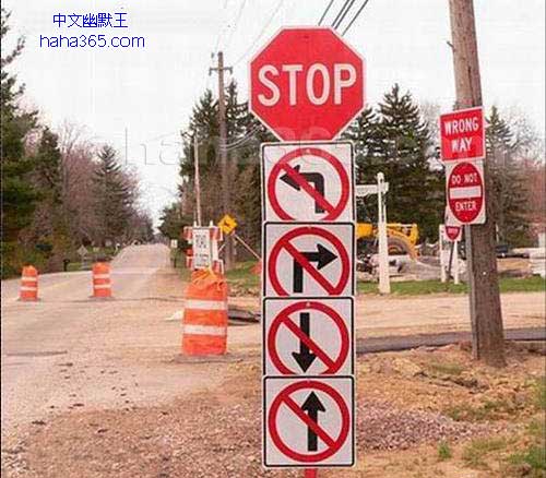 搞笑图片:这就是走投无路