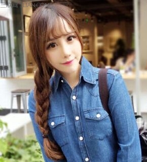 甜美可爱的女生发型设计图片