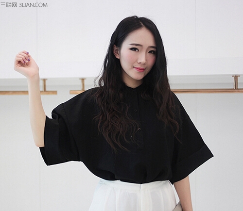 2015最新美女长发烫发发型