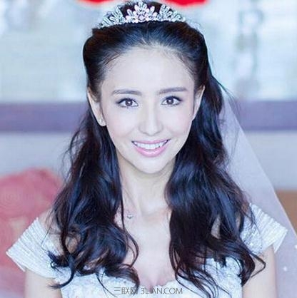 时尚明星最美新娘发型推荐             三联