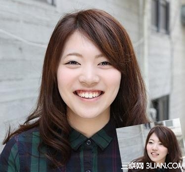 春节相亲必学美女塌鼻梁中分发型            三联