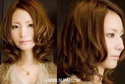 各种流行颜色发型图片           三联