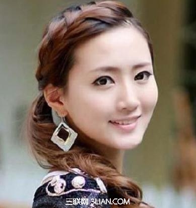 最新女生超好看宫廷编发发型图片          三联