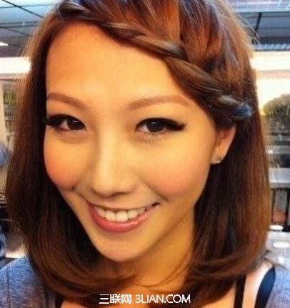 最新女生超好看宫廷编发发型图片          三联