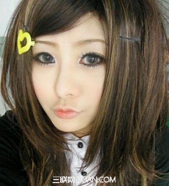 2015额头低女生发型造型           三联 