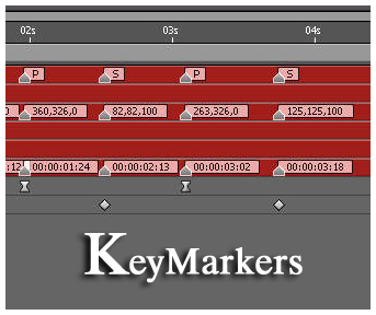 AE的KeyMarkers关键帧如何创建层标签 三联