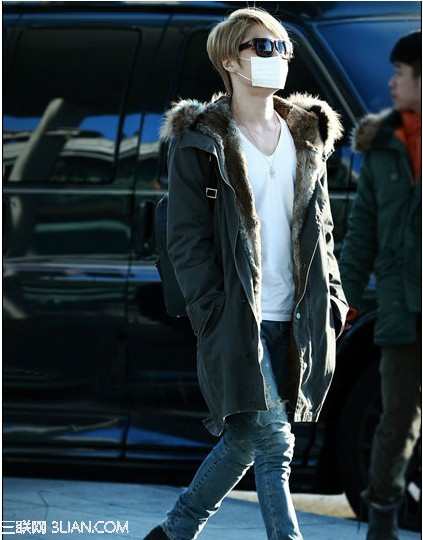 潮流服饰_让冬季穿着不再臃肿_看韩男明星如何搭配显帅气