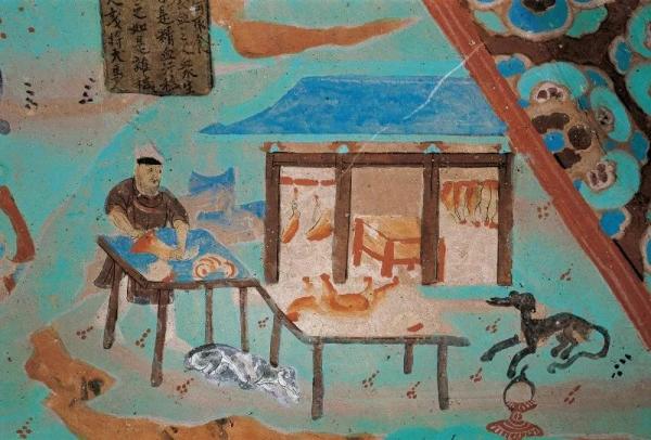 敦煌壁画中的立秋：咬秋、野猎、食肉贴秋膘