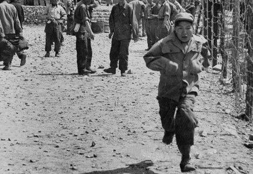 朝鲜战争巨济岛战俘营旧照