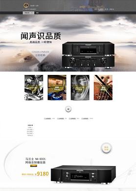 淘宝数码家电网店模板图片分享