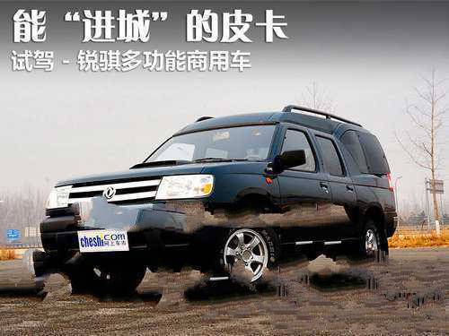 锐骐多功能商用车 能“进城”的皮卡