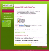 免费开源网店PrestaShop v1.4 安装调试