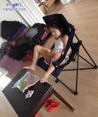 女汉子从小就是女汉子
