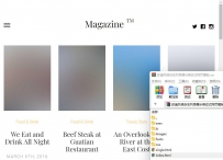 欧美风格杂志列表展示响应式网页模板Magazine Free Fully Responsive HTML5 Bootstrap Template