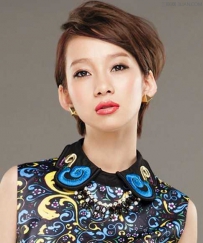 2015甜美不失浪漫的蜜糖棕染发烫发