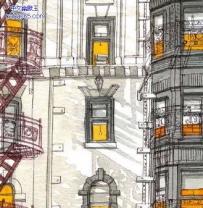 Adrian McMurchie的城市随行笔记，建筑师眼中的建筑艺术（9张）