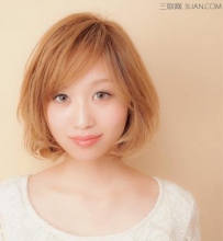 2015圆脸短发发型
