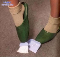 用于家庭清理的鞋子