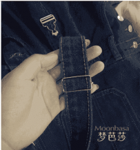吊带裤的吊带怎么搞 吊带牛仔裤的环怎么扣