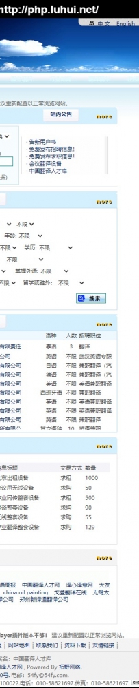 \中英的中国翻译人才门户网站，价值3000元