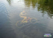水下骑自行车
