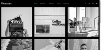 黑色分类摄影图库响应式网页模板\Photosen Colorlib Website Template