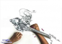 3D立体铅笔画（5张）