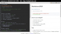 realdennis/md2pdf离线markdown转pdf