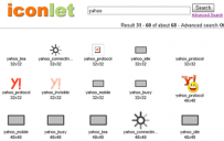 图标文件搜索引擎：iconlet