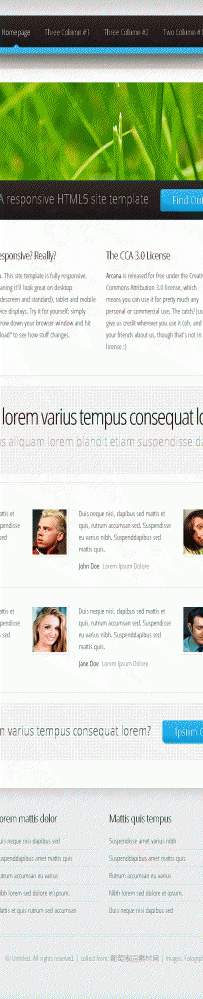 2014年172套html5+html模板免费大放送asp300 576292014年（172款）898Arcana_ A Responsive HTML5 S