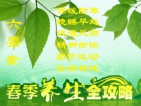 春季养生保健常识
