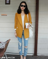 潮流服饰_女生可以西装革履_美丽动人