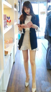 小西装怎么穿显瘦