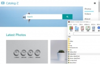 图集相片列表展示响应式网页模板Catalog-Z Bootstrap 5.0 HTML Template