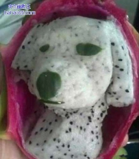 吃火龙果能吃成这样？