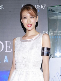 谢婷婷、日本嫩模松冈李那出席BELVEDERE活动