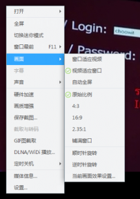 迅雷影音怎么调节视频比例和画面