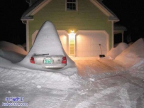 大雪压车