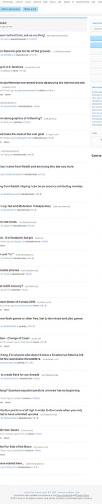 高仿Reddit：媒体聚合网站和社区平台Voat